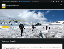 Tablet Screenshot of mongolia-expeditions.com